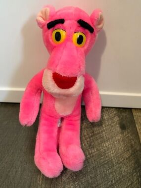 Vintage 24k Plush Pink Panther 10" Backpack strap Buddy Special Effects 1991